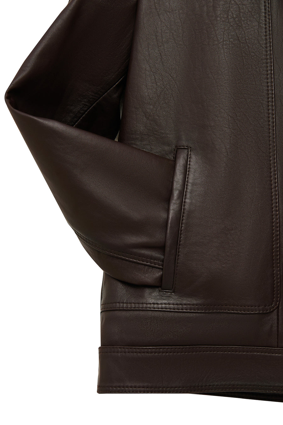 Felibe Men Brown Leather Jacket