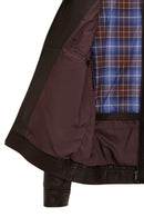 Felibe Men Brown Leather Jacket | Derimod
