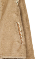 St-Moritz Kadın Bej Oversize Teddy Mont | Derimod