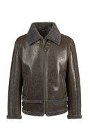 Zurich Men's Grey Teddy Coat | Derimod