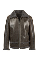 Zurich Men's Grey Teddy Coat | Derimod