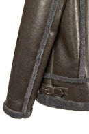 Zurich Men's Grey Teddy Coat | Derimod