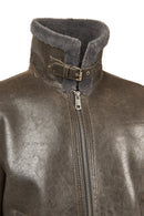 Zurich Men's Grey Teddy Coat | Derimod