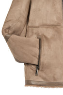 Gstaab Men's Beige Collar Teddy Coat | Derimod