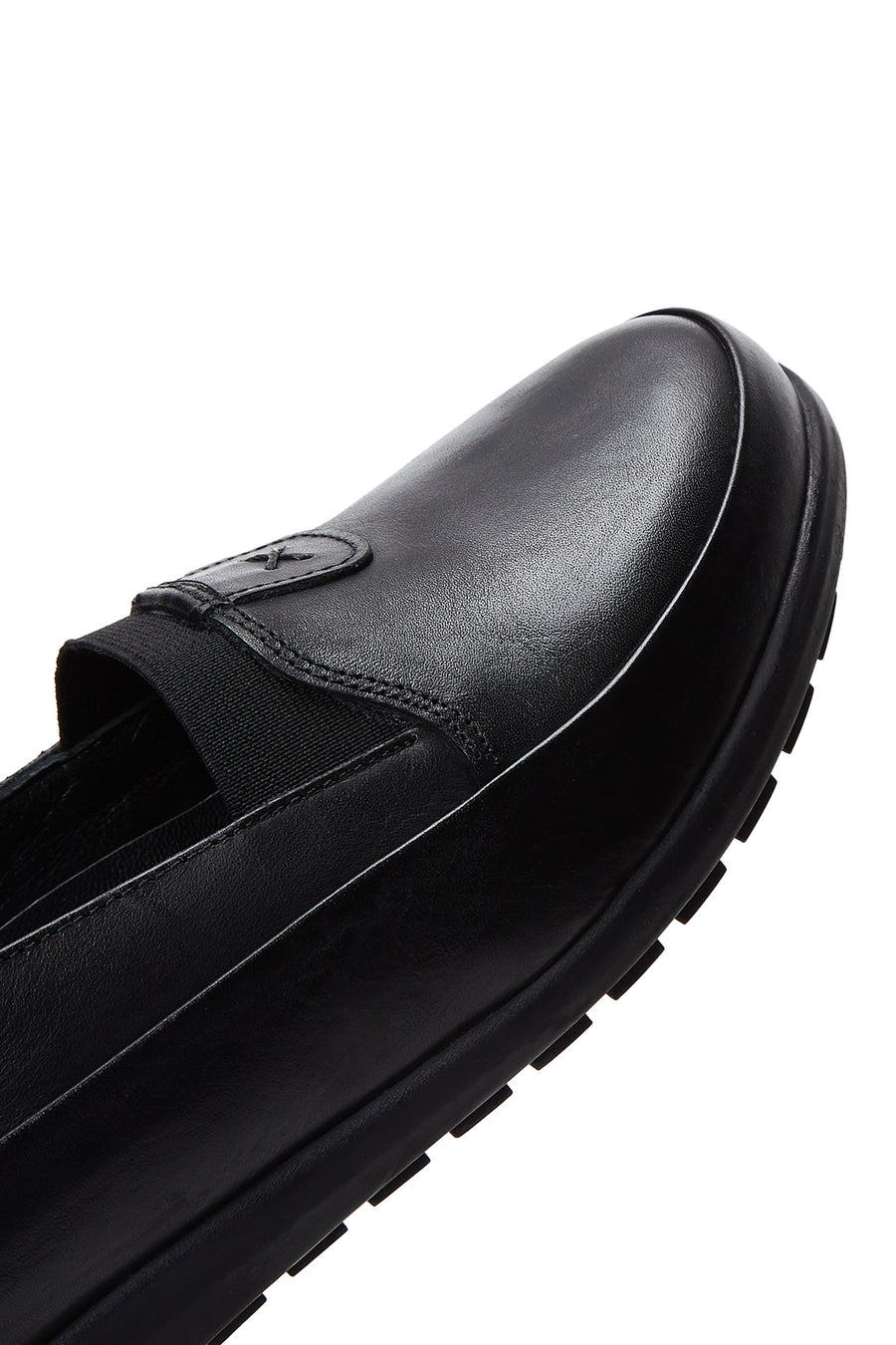 Kadın Siyah Deri Comfort Loafer