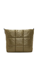 Women's Khaki Quilted Shoulder Bag | Derimod