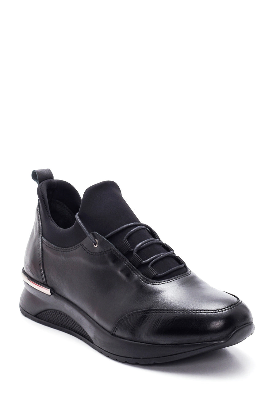 Kadın Deri Yüksek Taban Sneaker