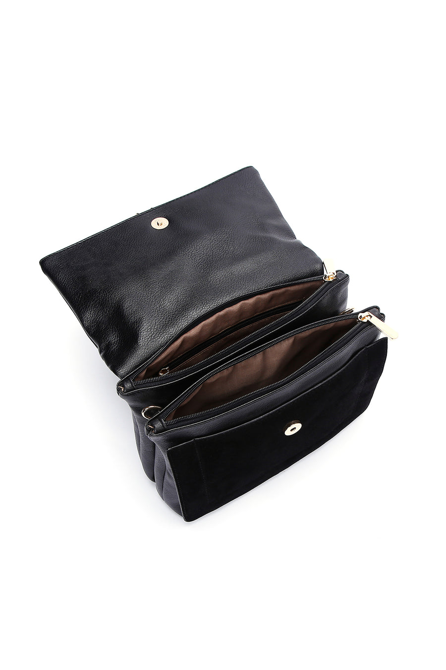 Women's Black Long Strap Crossbody Bag