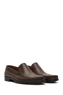 Men's Brown Leather Casual Loafer | Derimod