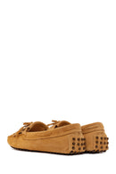 Kadın Camel Püsküllü Süet Deri Loafer | Derimod