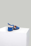Women's Heeled Leather Sandals | Derimod