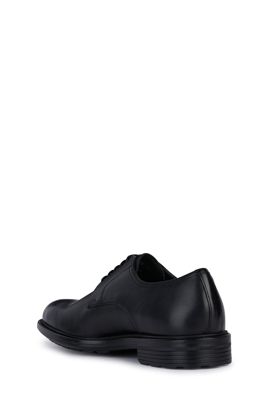 Geox Men's Black Walk Pleasure Lace-up Leather Classic Shoes