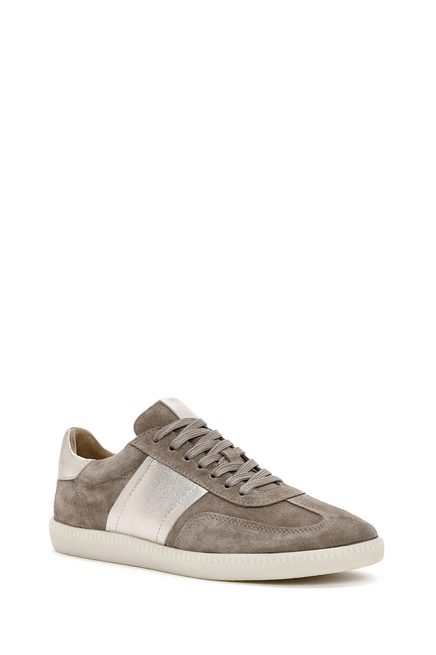 Women's Mink Lace-Up Suede Leather Sneakers