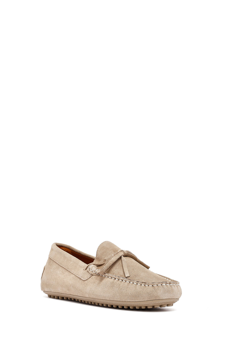 Men's Beige Suede Leather Casual Loafer