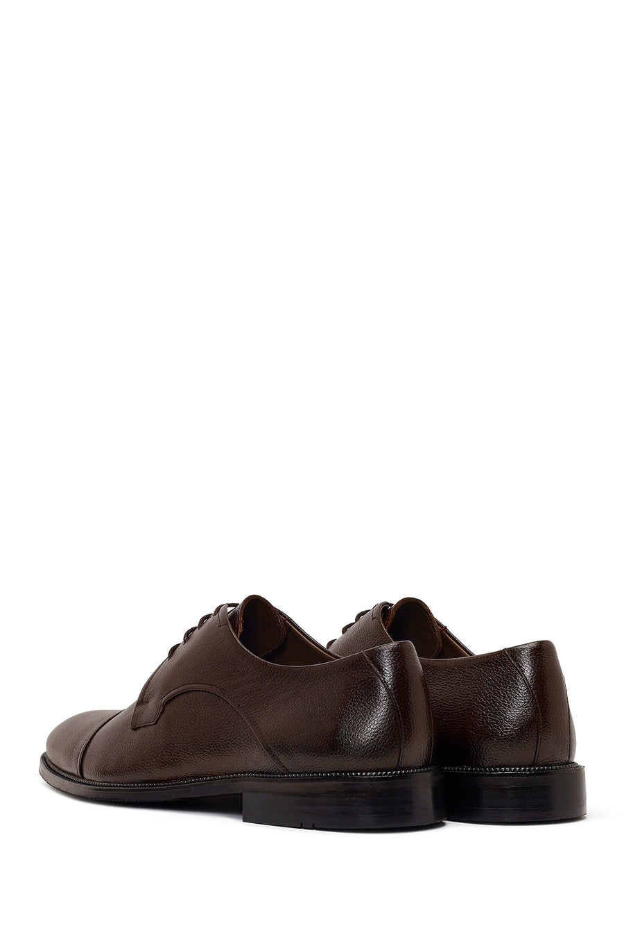 Male Brown Lace-up Leather Casual Shoes
