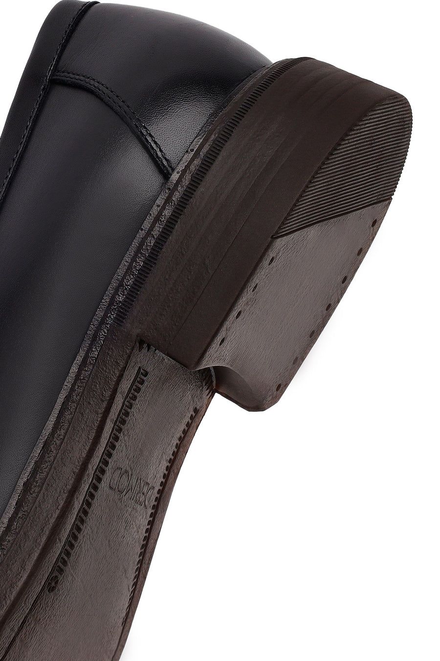 Derimod Black Erkek Siyah Deri Casual Loafer
