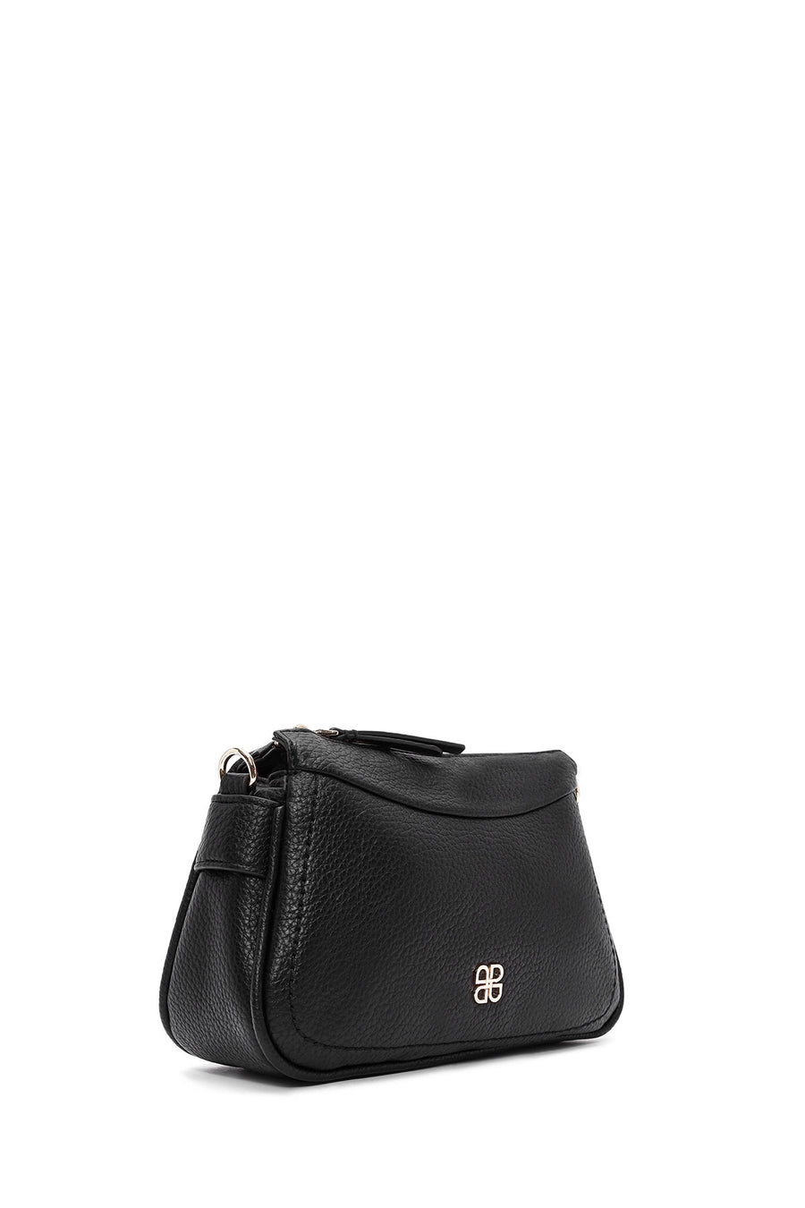 Women's Black Long Strap Crossbody Bag