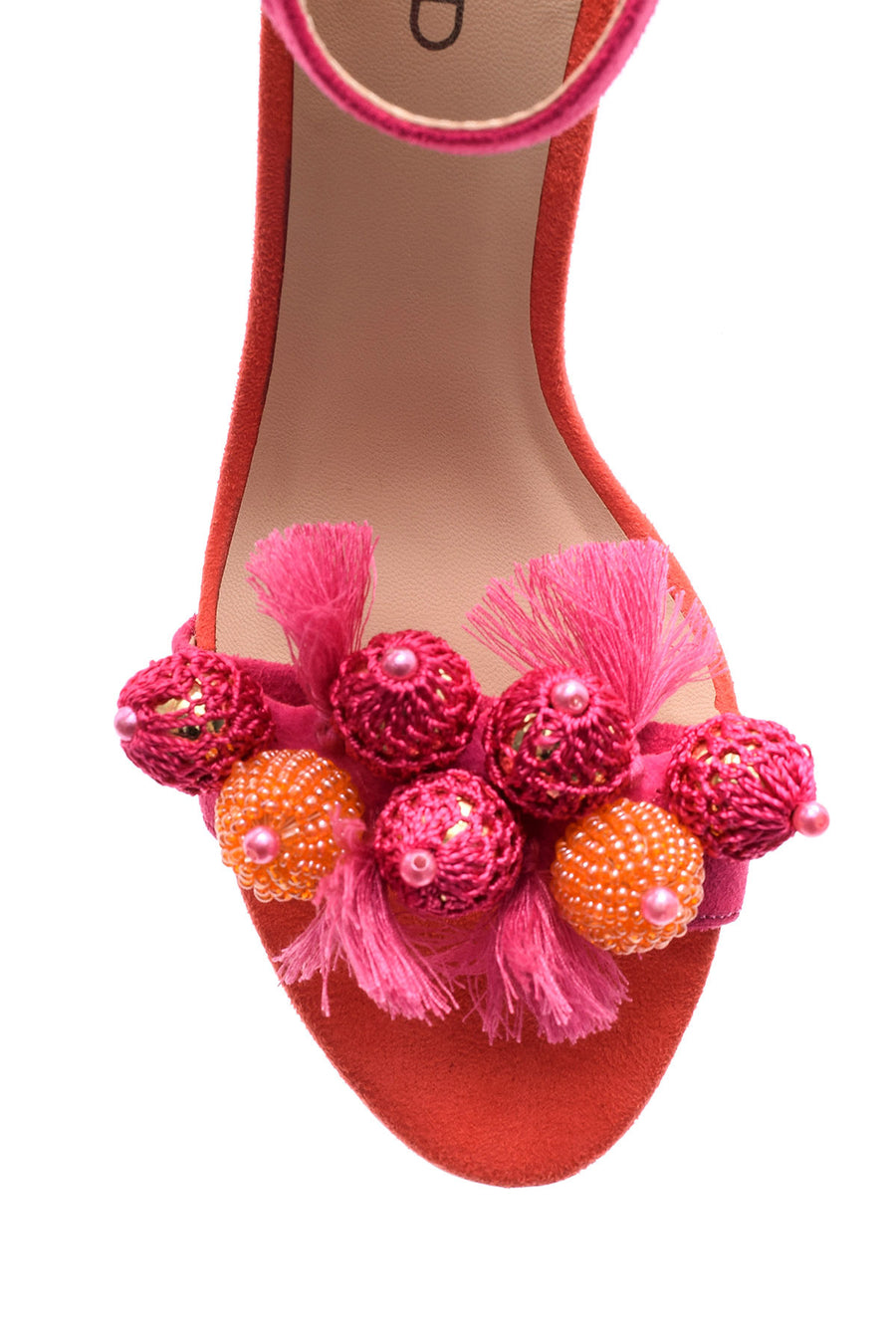 Women's Suede Metal Heel Detailed Shoes