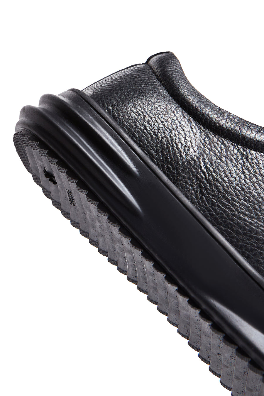 Erkek Siyah Deri Sneaker