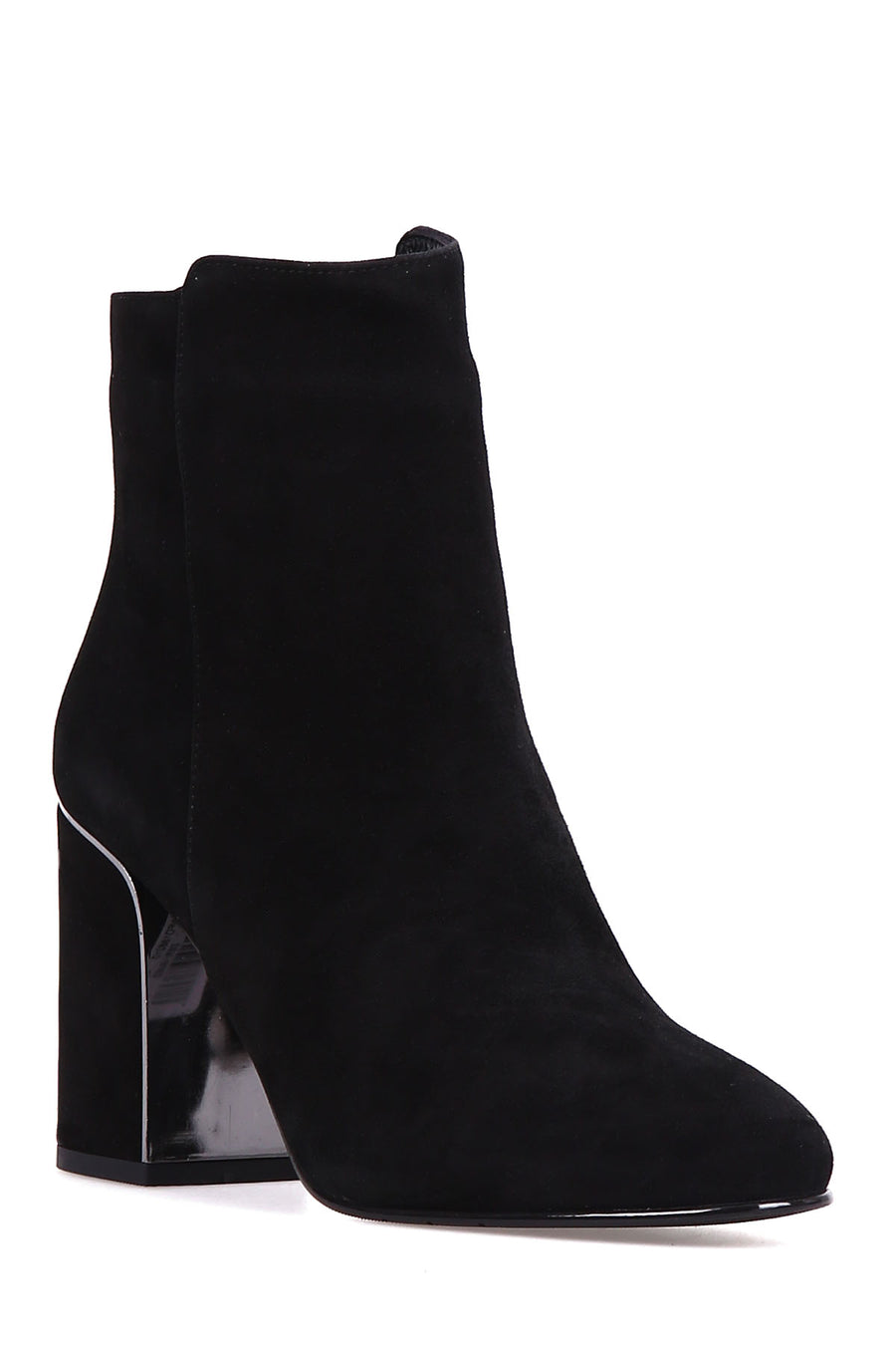 Women's Suede Leather Heeled Boots