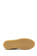 Erkek Bej Bağcıklı Süet Deri Sneaker | Derimod