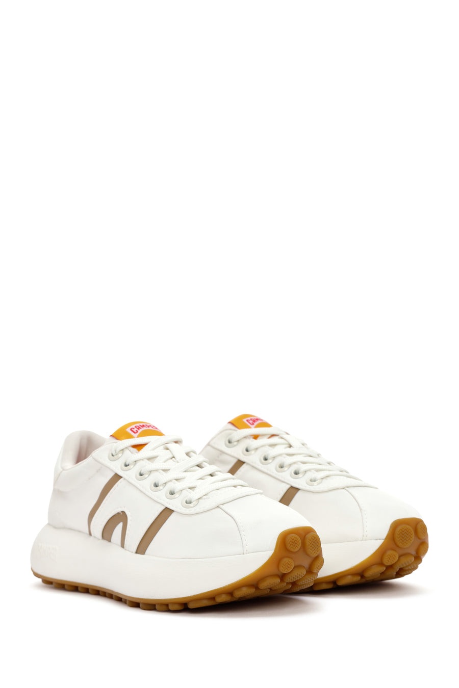 Camper Women's White Pelotas Athens Lace-Up Sneaker