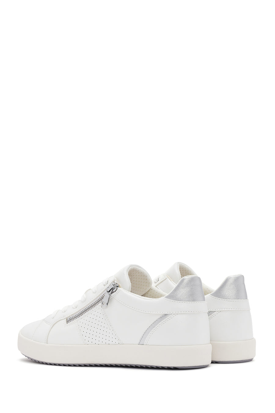 Geox Kadın Beyaz Blomiee Bağcıklı Deri Sneaker