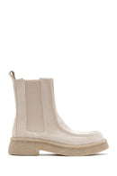 Women's Suede Leather Chelsea Boots | Derimod