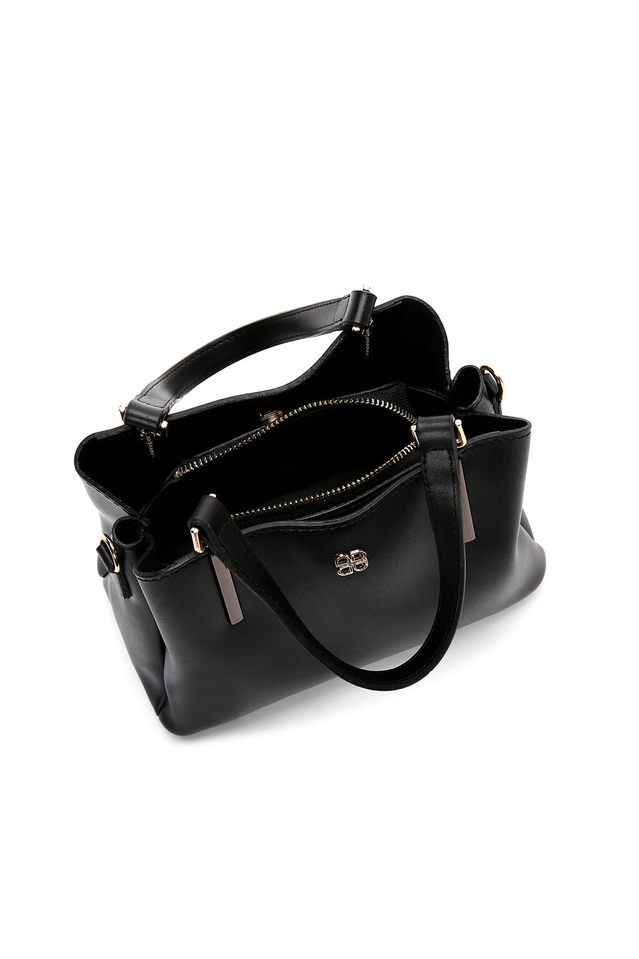 Women's Black Long Strap Shoulder Bag