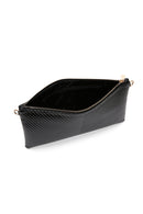 Women's Black Long Chain Strap Printed Clutch Bag | Derimod