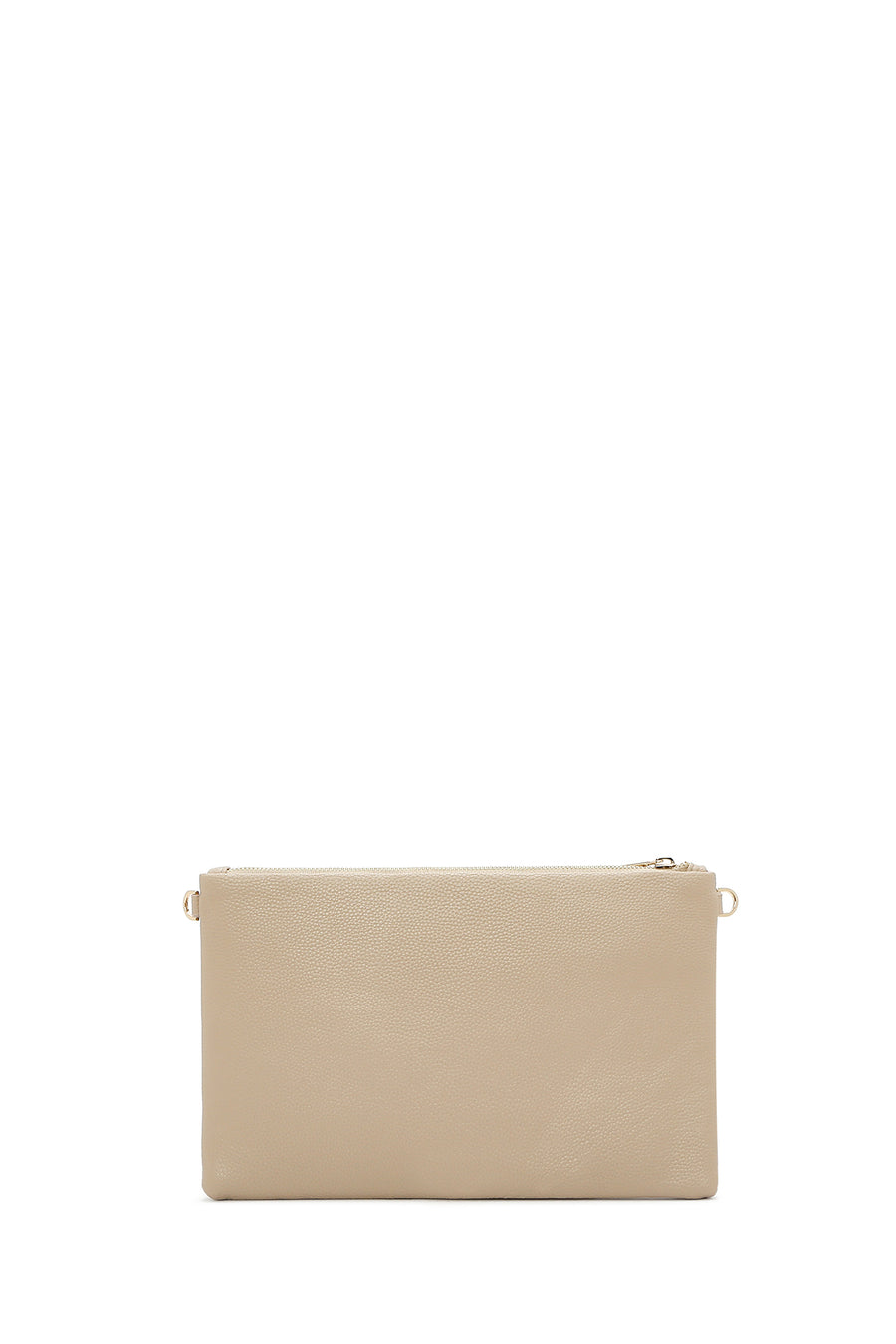 Women's Beige Chain Strap Clutch Bag