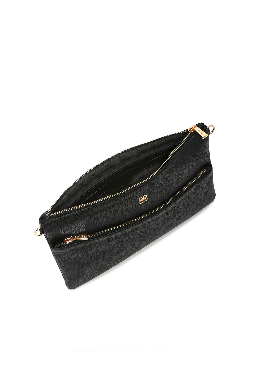 Women's Black Chain Strap Clutch Bag