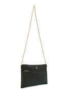 Women's Black Chain Strap Clutch Bag | Derimod