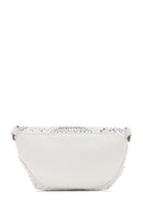 Woman White Chain Strap Crossbody Bag | Derimod