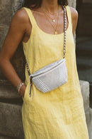 Woman White Chain Strap Crossbody Bag | Derimod