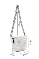 Woman White Chain Strap Crossbody Bag | Derimod