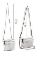 Woman White Chain Strap Crossbody Bag | Derimod
