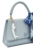 Woman Blue Long-Strap Classic Shoulder Bag | Derimod