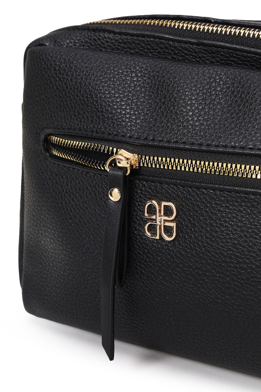 Woman Black Long-Strap Crossbody Bag