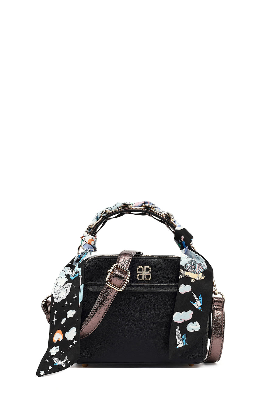 Women's Black Crossbody Bag with Accessories 26PBD240714 | Derimod