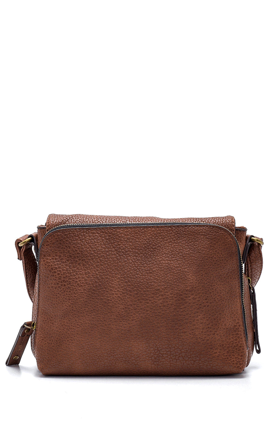 Women's Camel Long Strap Crossbody Bag