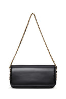 Women's Black Chain Strap Shoulder Bag | Derimod