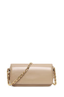 Women's Dark Beige Chain Strap Shoulder Bag | Derimod