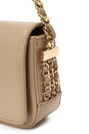 Women's Dark Beige Chain Strap Shoulder Bag | Derimod