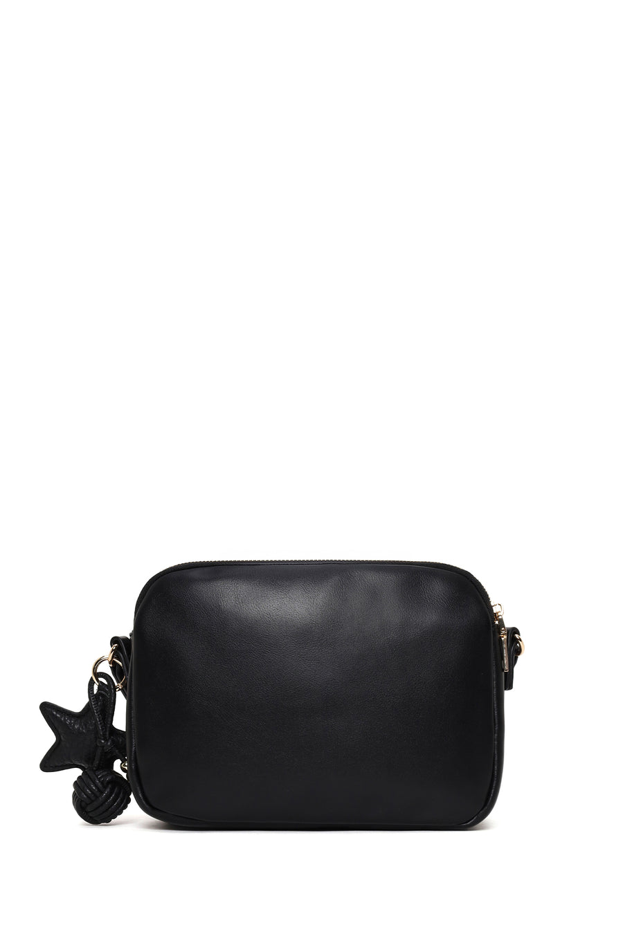 Woman Black Long Strap Crossbody Bag