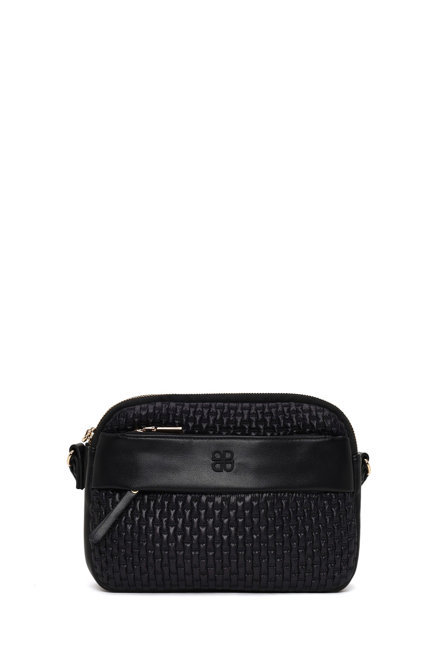 Woman Black Long Strap Crossbody Bag