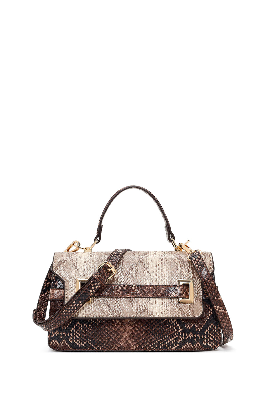 Woman Beige Patterned Long-Strap Mini Shoulder Bag 26PBD245540 | Derimod