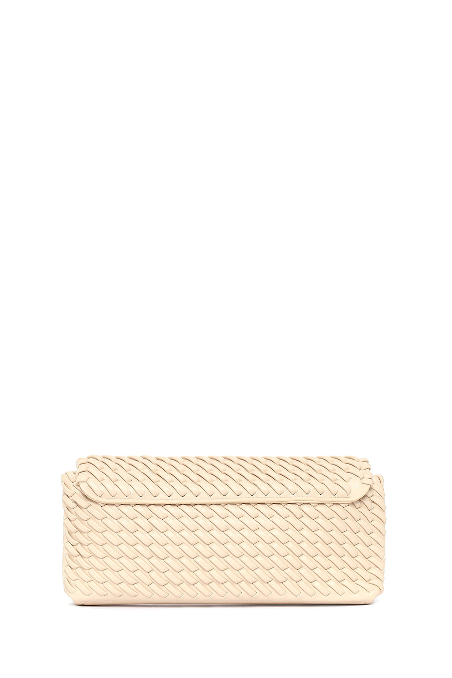 Women's Cream Knitted Shoulder Bag