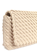 Women's Cream Knitted Shoulder Bag | Derimod