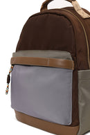 Woman Blue Fabric Backpack | Derimod